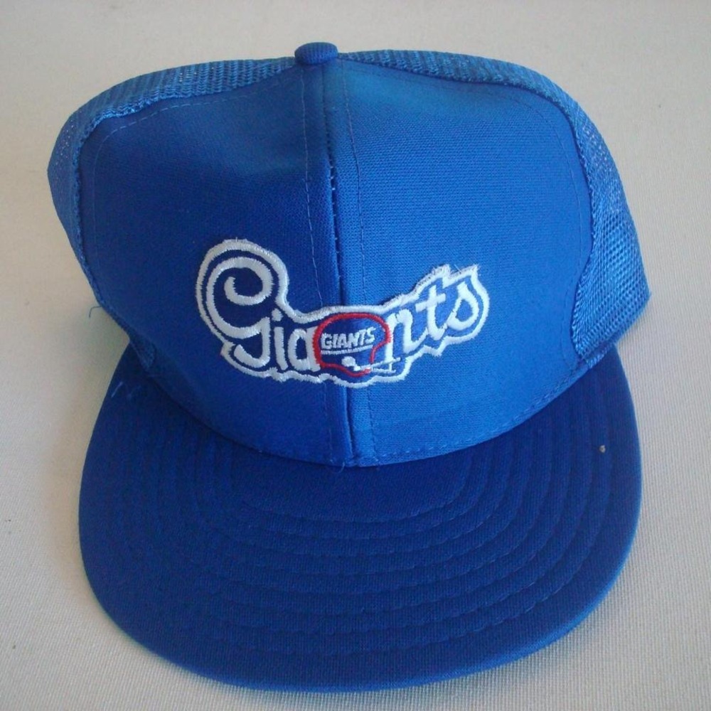 NEW YORK GIANTS SNAPBACK TRUCKER 90S HAT CAP VINTAGE 00S Y2K‎ X1